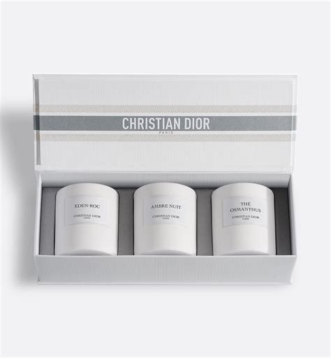 dior scented candle set